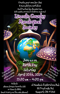 Mushrooms on a Globe